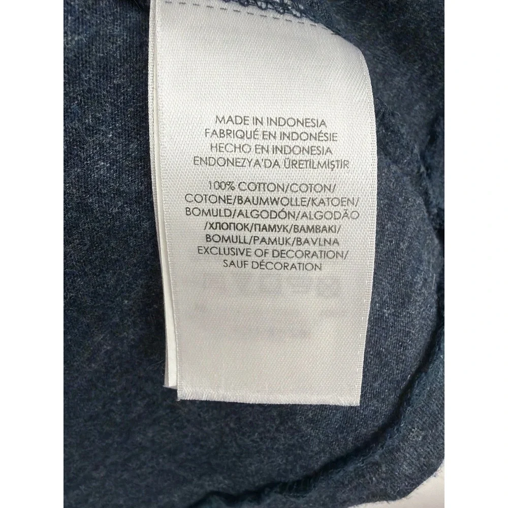 Polo Ralph Lauren‎ XL Custom Slim Fit V-Neck T-Shirt Gray Blue Heather Cotton